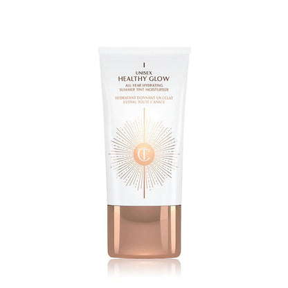 Charlotte Tilbury Healthy Glow Skin Tint – Feuchtigkeitsspendende getönte Tagescreme mit Bronzing-Pigmenten für einen natürlichen Teint & strahlende Haut