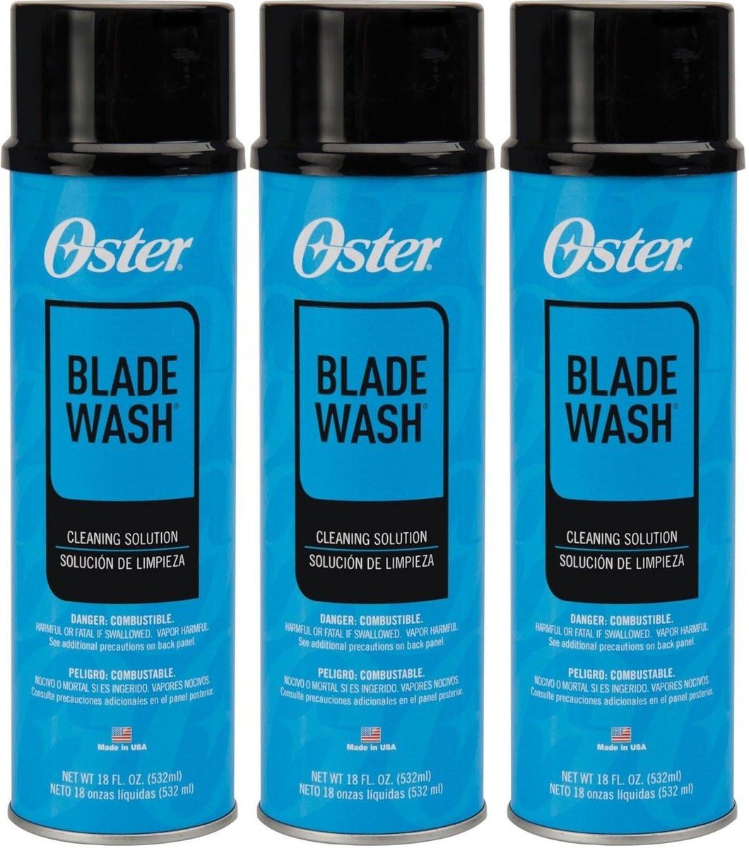 3er Pack Oster Blade Wash Flüssiger Klingendip, 18 Unzen (3 x 18 oz) – Professionelle Pflege für Haarschneidemaschinen