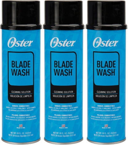 3er Pack Oster Blade Wash Flüssiger Klingendip, 18 Unzen (3 x 18 oz) – Professionelle Pflege für Haarschneidemaschinen