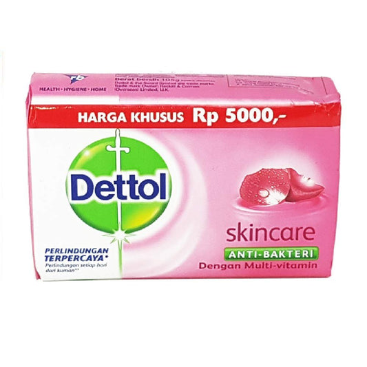 6er-Pack Dettol Hautpflege Seife 105g – 6 Riegel