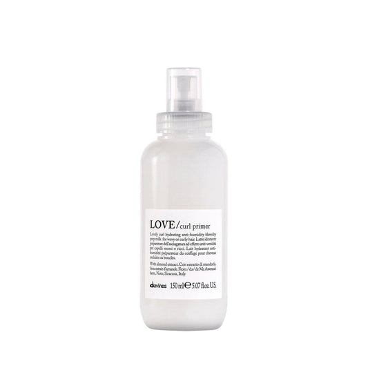 Davines LOVE Curl Primer – Feuchtigkeitsspendende Anti-Hitze- und Anti-Frizz-Pflege für welliges und lockiges Haar, 5,07 Fl Oz