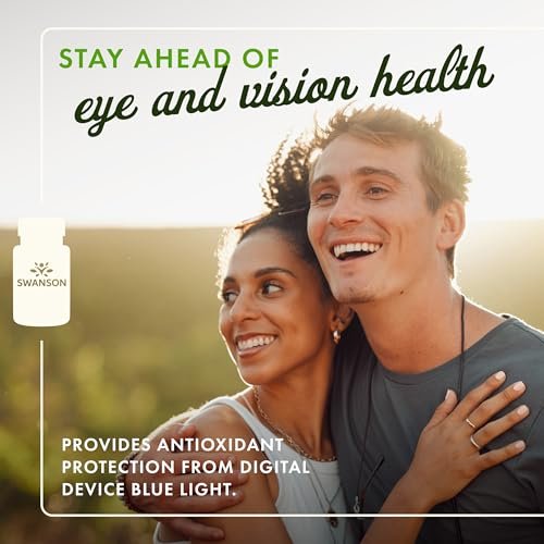 Swanson Synergistic Eye Health – Lutein & Zeaxanthin 60 Softgels – Lutemax 20 mg & OmniXan 2 mg für Sehkraft