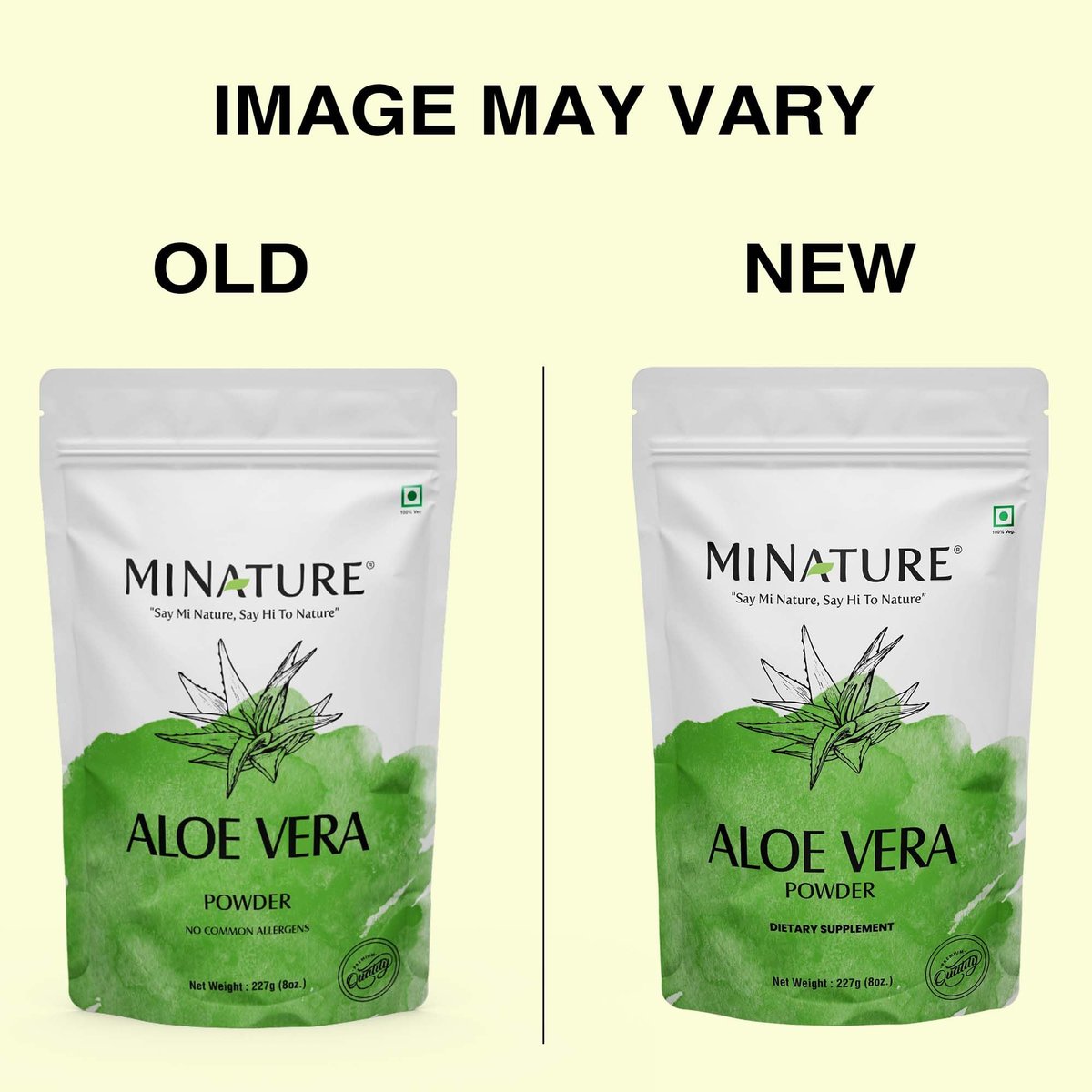 Minature 100% Aloe Vera Pulver (Aloe Barbadensis) 227 g (8 oz) | Reines Aloe Vera Blattpulver