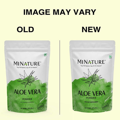 Minature 100% Aloe Vera Pulver (Aloe Barbadensis) 227 g (8 oz) | Reines Aloe Vera Blattpulver