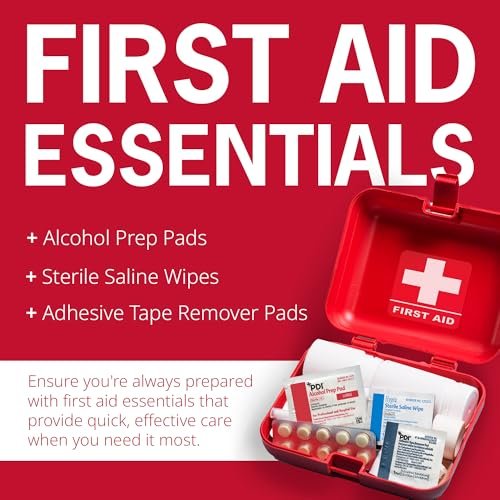 PDI Healthcare B16400 Klebebandentferner-Pads, 3,0 cm Breite, 6,6 cm Länge, Packung mit 100 Stück