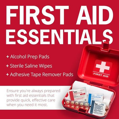 PDI Healthcare B16400 Klebebandentferner-Pads, 3,0 cm Breite, 6,6 cm Länge, Packung mit 100 Stück