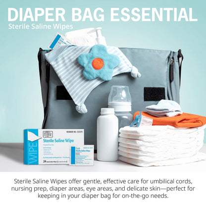 Hygea C22370 Sterile Saline Wipe, 6" x 4", 24 Stück
