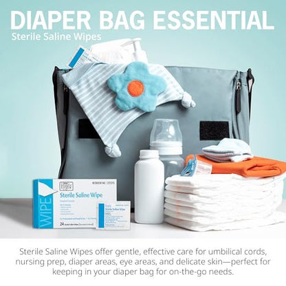 Hygea C22370 Sterile Saline Wipe, 6" x 4", 24 Stück