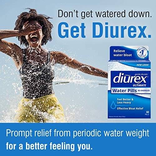 Diurex Bloat Reliever | Lindert Wasseransammlungen, Schwellungen & Müdigkeit | Maximale Stärke | 60 Tabletten