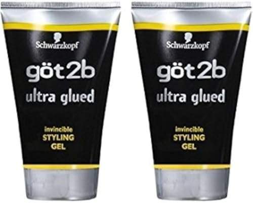 Got 2b Ultra Glued Invincible Styling Gel, 1,25 Unzen (2er-Pack)
