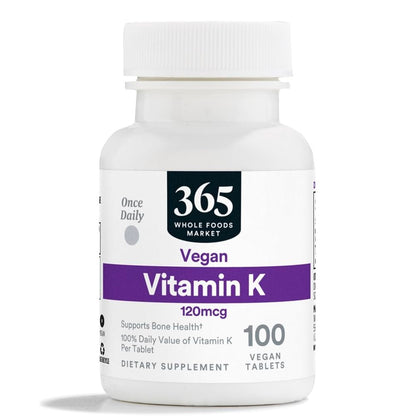 365 by Whole Foods Market Vitamin K 120 MCG, 100 Tabletten