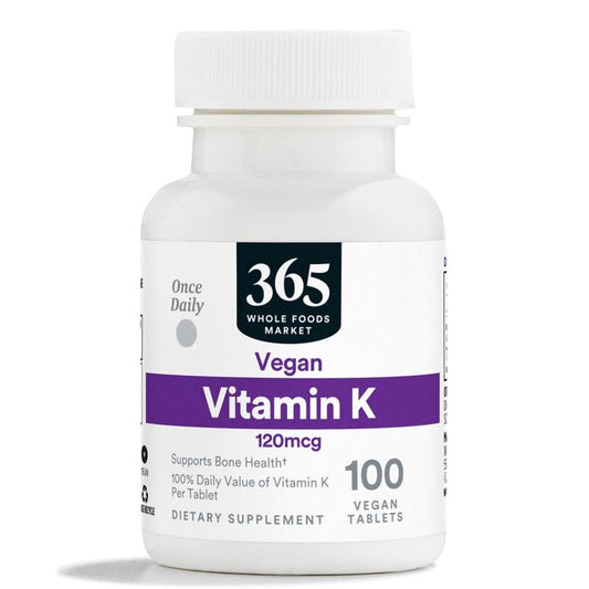 365 by Whole Foods Market Vitamin K 120 MCG, 100 Tabletten
