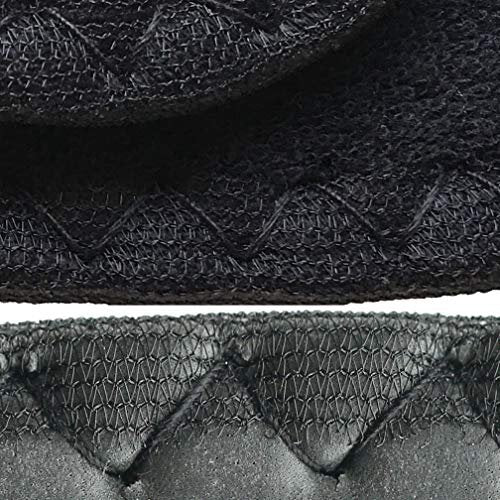 Happystep Frottee Schuh-Einlagen – Waschbare Einlegesohlen & Sockenlose Schuh-Liner für Damen – Schweißabsorbierende Baumwoll-Barfuß-Innensohlen, Zero Drop (2 Paar, Schwarz, Damen Größe 9)