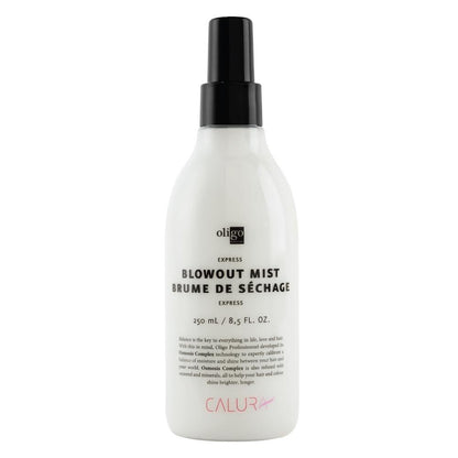 Calura Express Blowout Mist von Oligo Professional | Hitzeschutz für das Haar mit Osmosis Complex Technologie | Mineralien angereichertes Hitzeschutzspray für das Haar | Sulfatfreier Hitzeschutz für das Haar, 250 ml