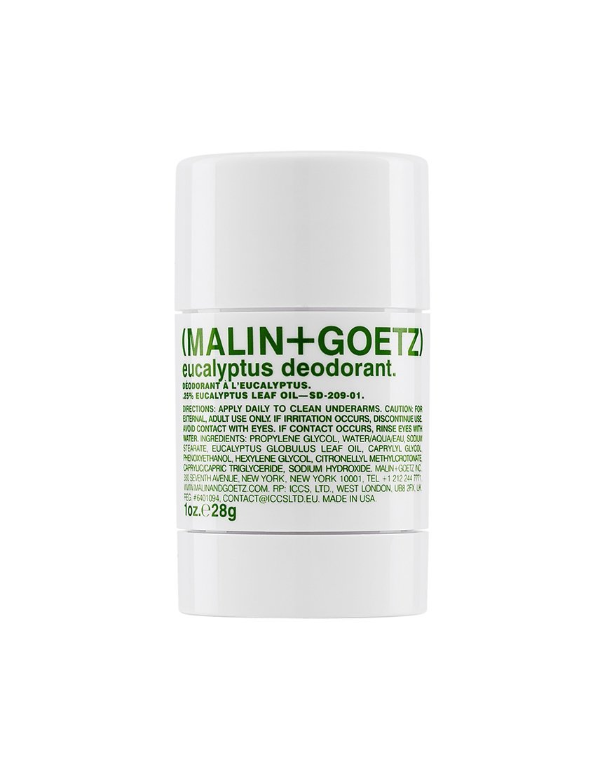 MALIN+GOETZ Eukalyptus Deodorant, 30 ml – Für Männer & Frauen, alle Hauttypen, natürlicher Duft & Farbe, aluminiumfrei
