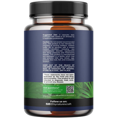 Herbal Prostatakomplex für Männer - Potenter Pygeum- und Sägepalmenextrakt zur Unterstützung der Harnwege - Prostata-Gesundheitsmischung mit Beta-Sitosterol & grünem Tee - Nächtlicher Komfort - 90 Kapseln