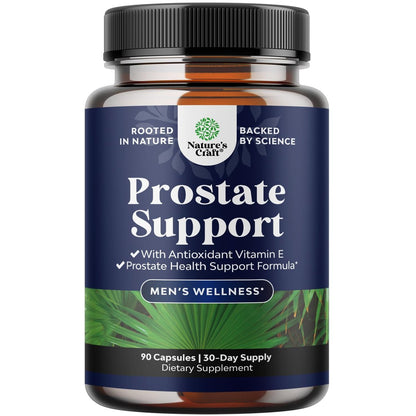 Herbal Prostatakomplex für Männer - Potenter Pygeum- und Sägepalmenextrakt zur Unterstützung der Harnwege - Prostata-Gesundheitsmischung mit Beta-Sitosterol & grünem Tee - Nächtlicher Komfort - 90 Kapseln