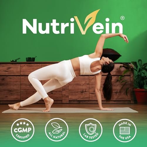 Nutrivein Ashwagandha für Männer & Frauen - 1600 mg - Mit Schwarzem Pfeffer - Hochabsorbierendes Wurzelpulver - Für Stimmungsbalance, Erholsamen Schlaf & Konzentration - 120 Vegane Kapseln