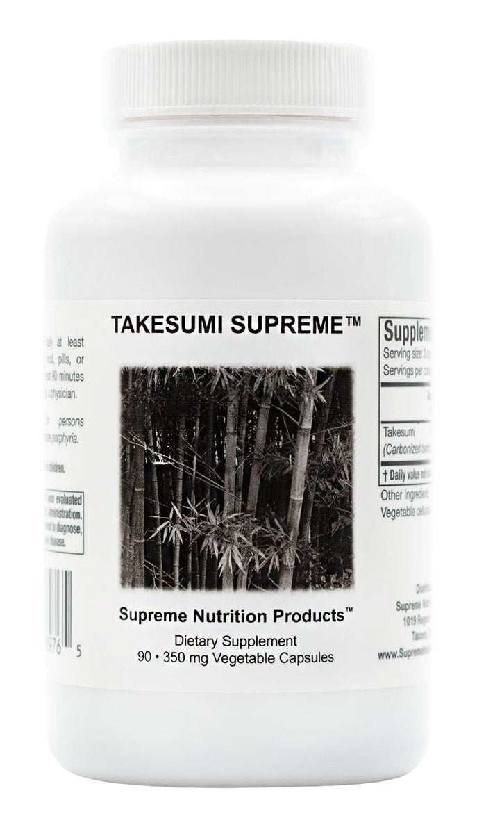 Supreme Nutrition Takesumi Supreme – 90 vegane Kapseln mit reinem aktiviertem Bambuskohle