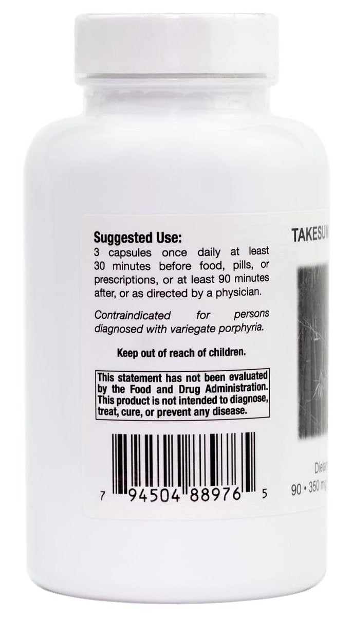 Supreme Nutrition Takesumi Supreme – 90 vegane Kapseln mit reinem aktiviertem Bambuskohle
