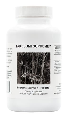 Supreme Nutrition Takesumi Supreme – 90 vegane Kapseln mit reinem aktiviertem Bambuskohle