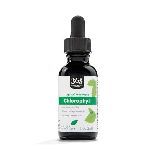365 by Whole Foods Market Flüssiges Chlorophyll-Konzentrat, Pfefferminzgeschmack, 30 ml