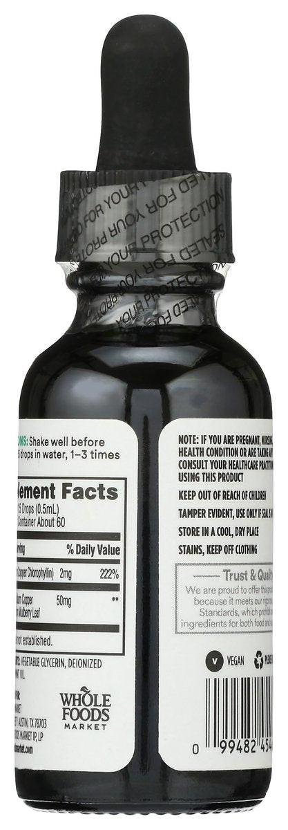 365 by Whole Foods Market Flüssiges Chlorophyll-Konzentrat, Pfefferminzgeschmack, 30 ml