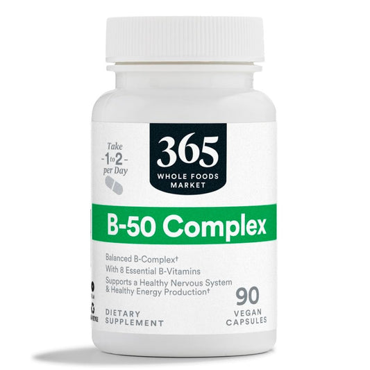 365 by Whole Foods Market Vitamin B-50 Komplex, Vegan, 90 Kapseln