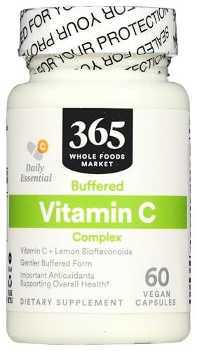 365 by Whole Foods Market, Gepufferter Vitamin-C-Komplex, Vegan, 60 Kapseln