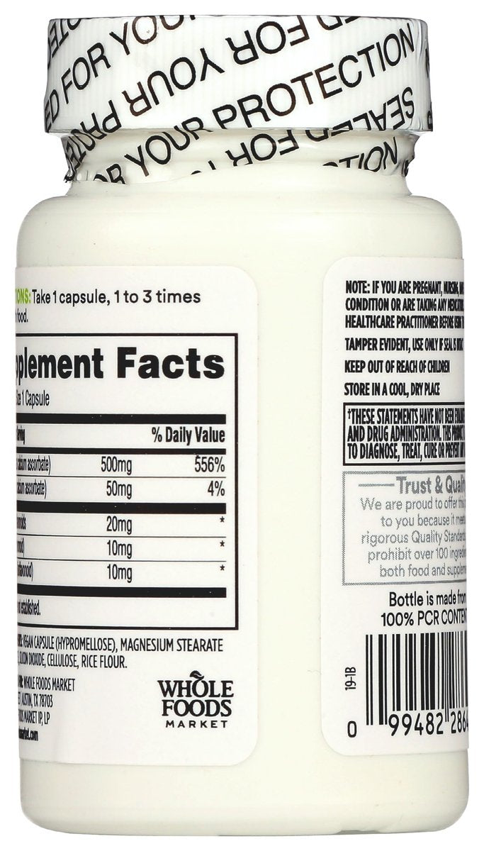 365 by Whole Foods Market, Gepufferter Vitamin-C-Komplex, Vegan, 60 Kapseln