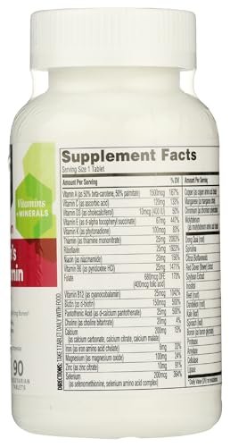 365 by Whole Foods Market – Multivitamin für Frauen, 1 Tablette täglich, 90 Tabletten