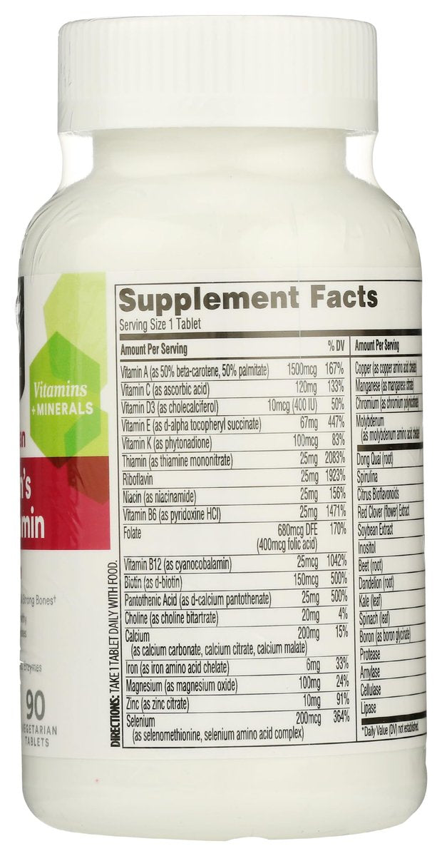365 by Whole Foods Market – Multivitamin für Frauen, 1 Tablette täglich, 90 Tabletten