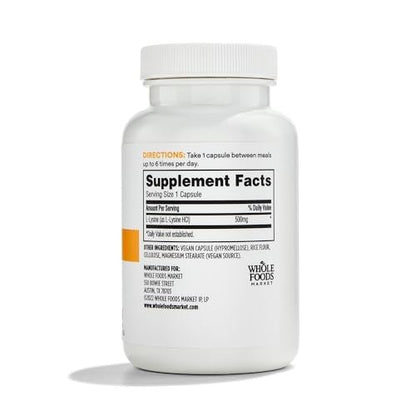 365 by Whole Foods Market L-Lysin 500 mg, 100 Kapseln