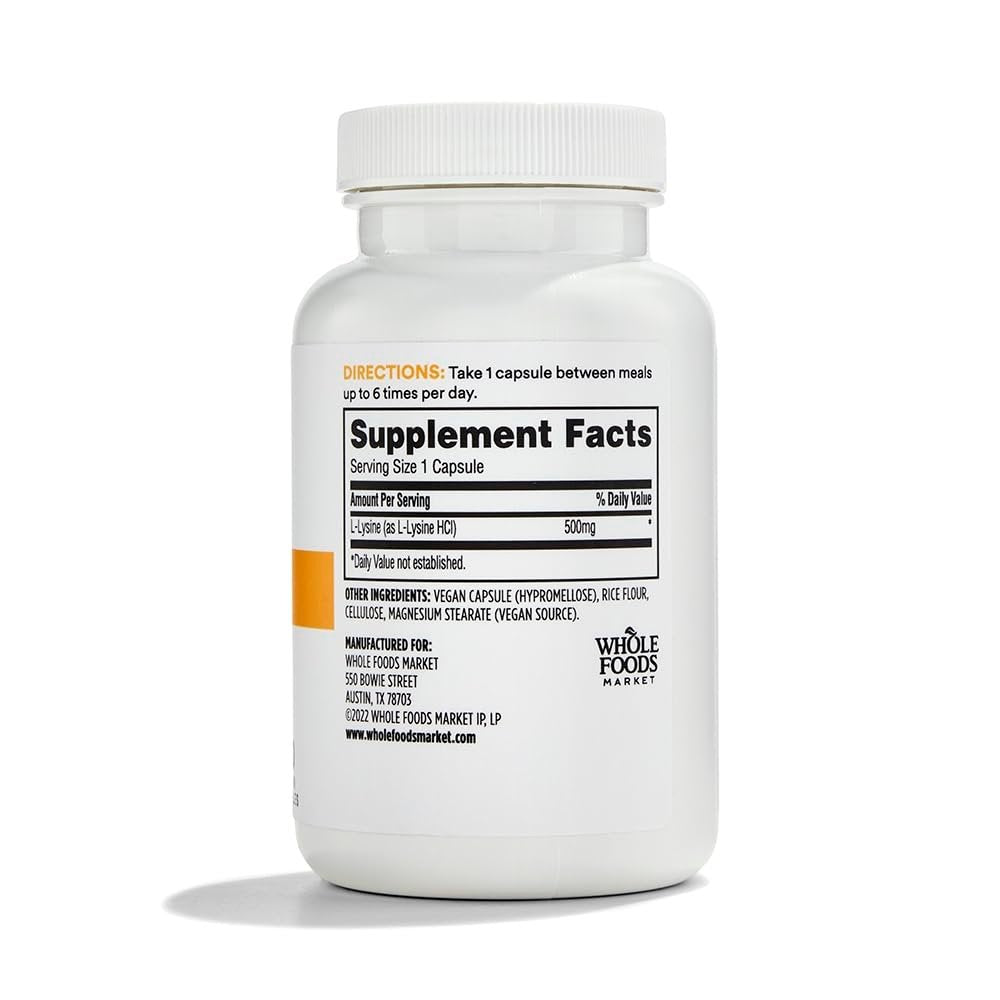 365 by Whole Foods Market L-Lysin 500 mg, 100 Kapseln