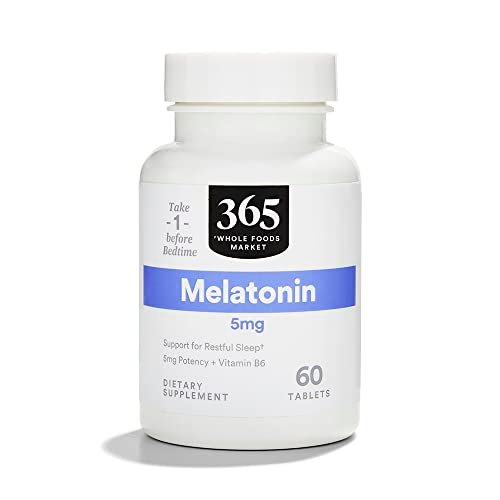 365 von Whole Foods Market, Melatonin 5 mg, 60 Kapseln – Schlafunterstützung