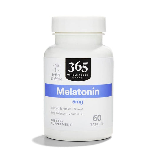 365 von Whole Foods Market, Melatonin 5 mg, 60 Kapseln – Schlafunterstützung