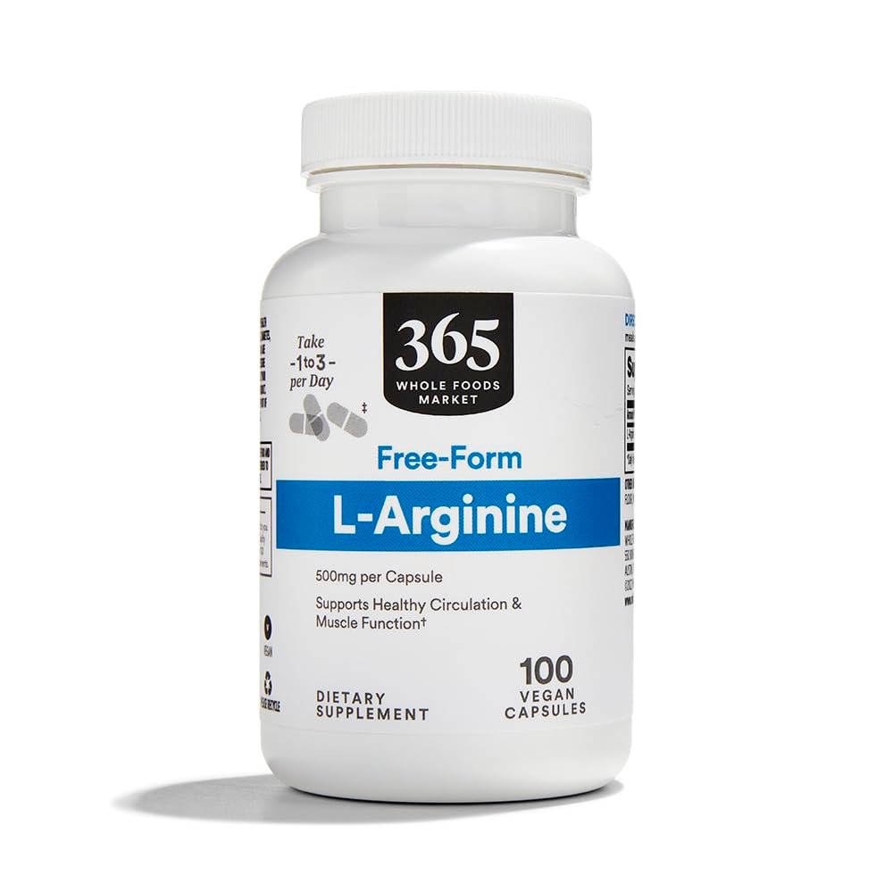 365 by Whole Foods Market L-Arginin 500 mg, 100 vegane Kapseln