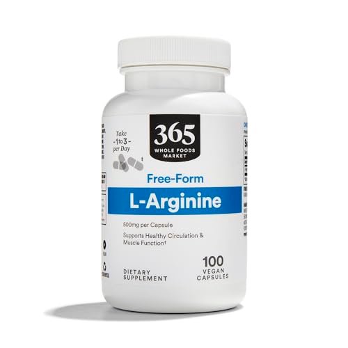 365 by Whole Foods Market L-Arginin 500 mg, 100 vegane Kapseln