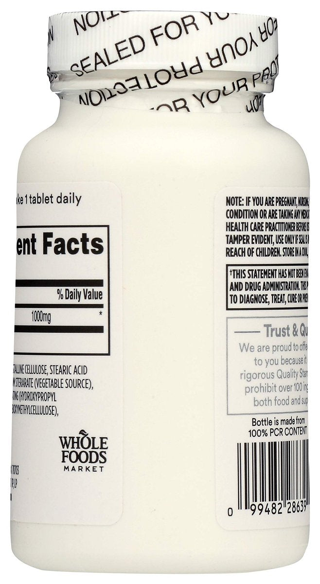 365 by Whole Foods Market, MSM 1000 mg, 90 Tabletten