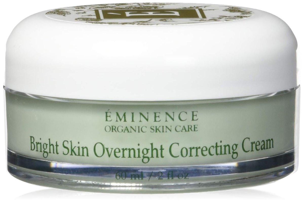 Eminence Bright Skin Overnight Correcting Cream – 2 oz Nachtcreme für gleichmäßige Haut