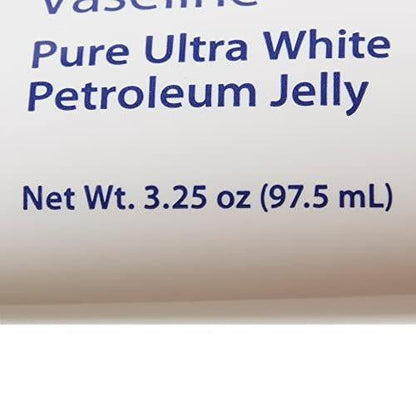 Kendall Vaseline Pure Ultra White Petroleum Jelly, 3er-Pack, je 92 g (3,25 oz)
