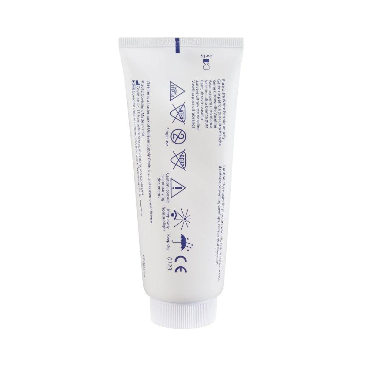 Kendall Vaseline Pure Ultra White Petroleum Jelly, 3er-Pack, je 92 g (3,25 oz)