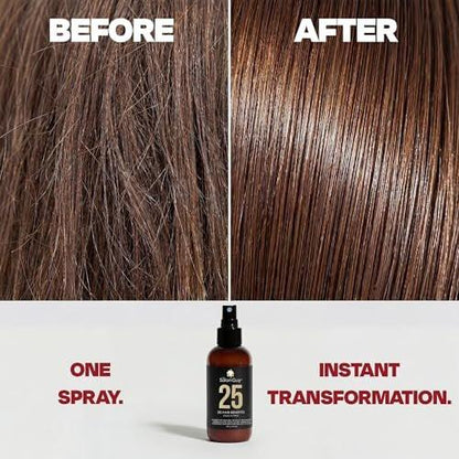 THESALONGUY 25 Spray Leave-In Conditioner – Kollagen, Keratin & Biotin Haarrepair für Männer & Frauen – Stärkt, entwirrt & schützt – Leichte, nicht fettende Formel (118 ml)