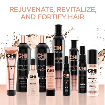 CHI Luxury Black Seed Oil Intense Repair Hot Oil Behandlung – Feuchtigkeitsspendend & stärkend für trockenes & geschädigtes Haar, sulfat-, paraben- & glutenfrei, 1,7 oz
