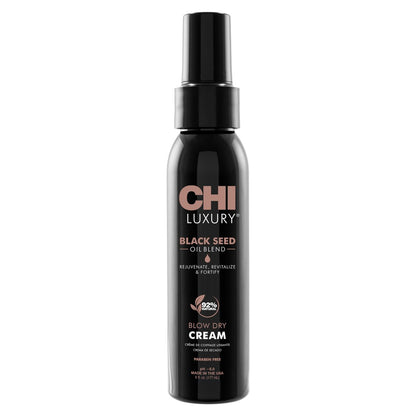 CHI Luxury Black Seed Oil Blow Dry Cream – Feuchtigkeitsspendende Stylingcreme für glattes & geschmeidiges Haar, leichter Halt, sulfat-, paraben- & glutenfrei, 177 ml