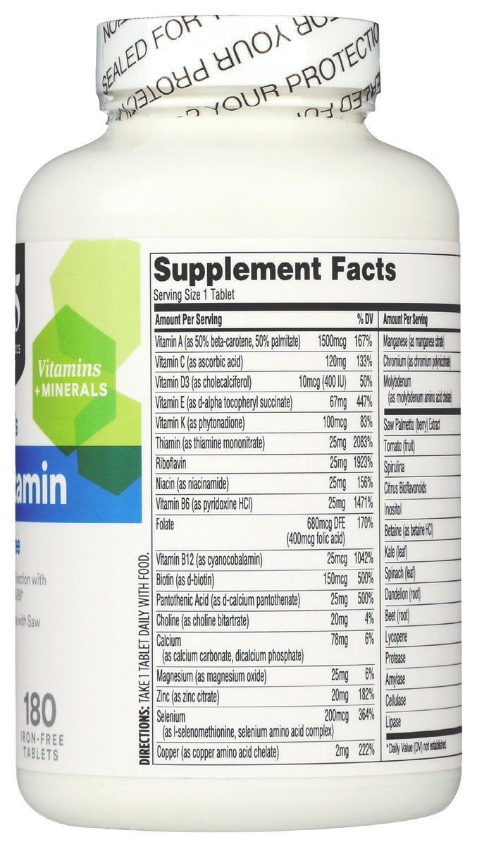 365 by Whole Foods Market, Männer Tägliches Multivitamin Tabletten, 180 Stück