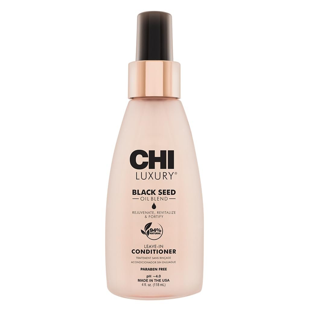 CHI Luxury Black Seed Oil Leave-In Conditioner – Feuchtigkeitsspendende Pflege, Hitzeschutz & Kräftigung für das Haar, 118 ml