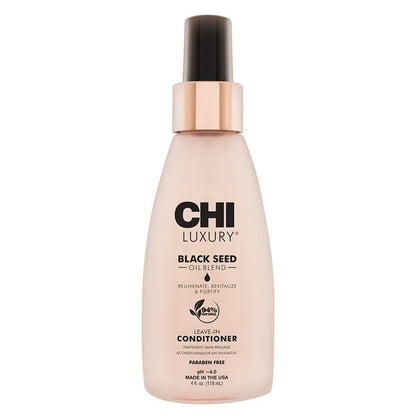 CHI Luxury Black Seed Oil Leave-In Conditioner – Feuchtigkeitsspendende Pflege, Hitzeschutz & Kräftigung für das Haar, 118 ml