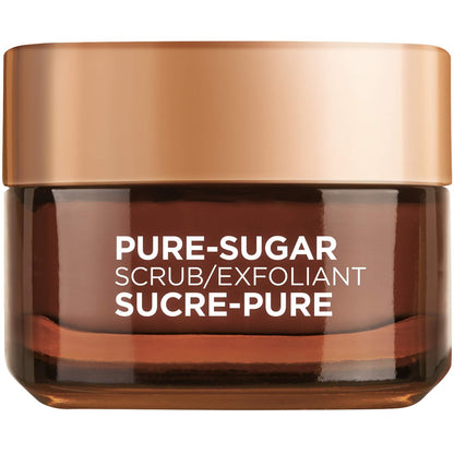 L’Oréal Paris Pure Sugar Scrub Nourish & Soften – Sanftes Peeling für zarte Haut, 50 g