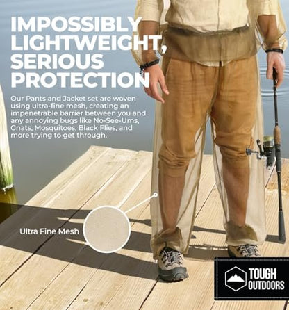 Tough Outfitters Mückenanzug – Mückenschutzbekleidung für Damen und Herren – Insektenschutz-Netzbekleidung für Gartenarbeit